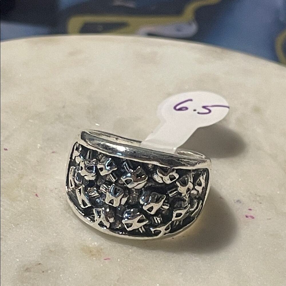fashion ring gothic skull 6.5